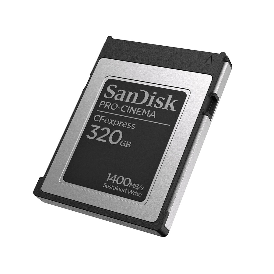 tarjeta de memoria sandisk pro-cinema cfexpress tipo b de 320 gb sandisk