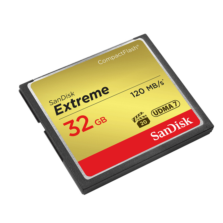 tarjeta de memoria extreme compactflash de 32 gb sandisk