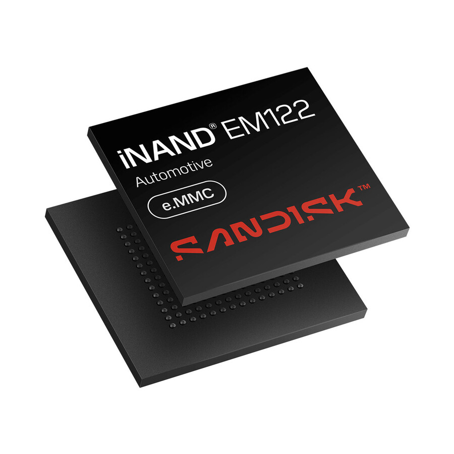 e.mmc automotriz 2d nand de 64 gb sandisk