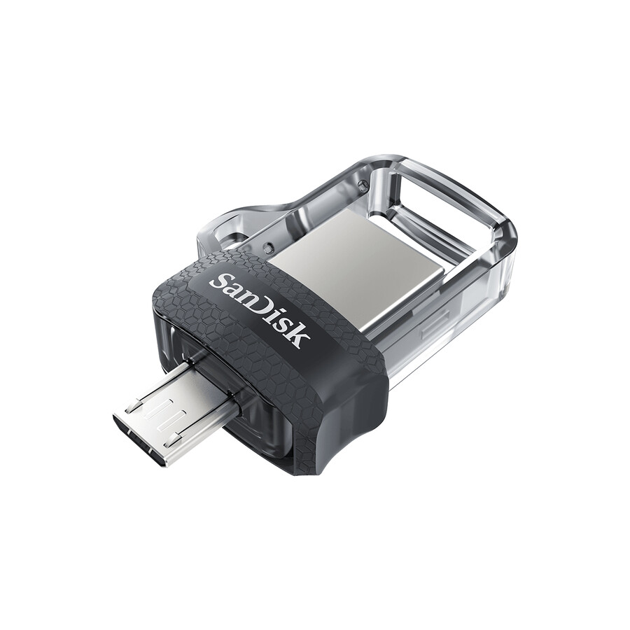 unidad ultra dual m3.0 de 32 gb en negro y gris sandisk