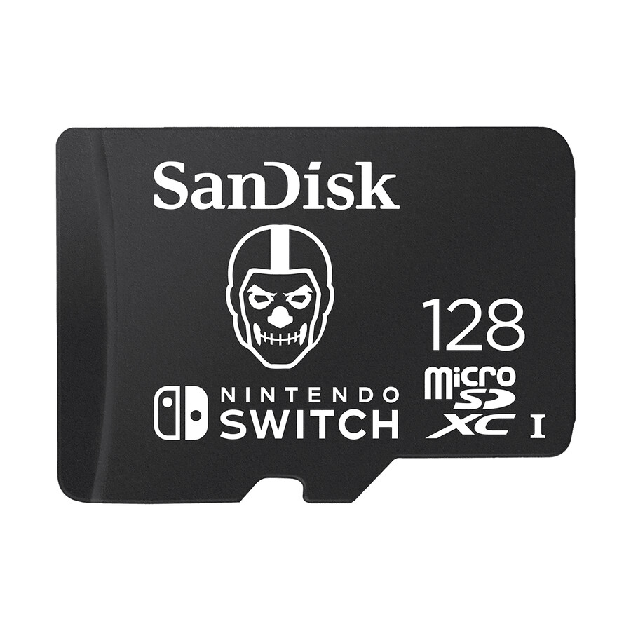 tarjeta microsdxc sandisk de 128 gb para nintendo switch edición fortnite sandisk