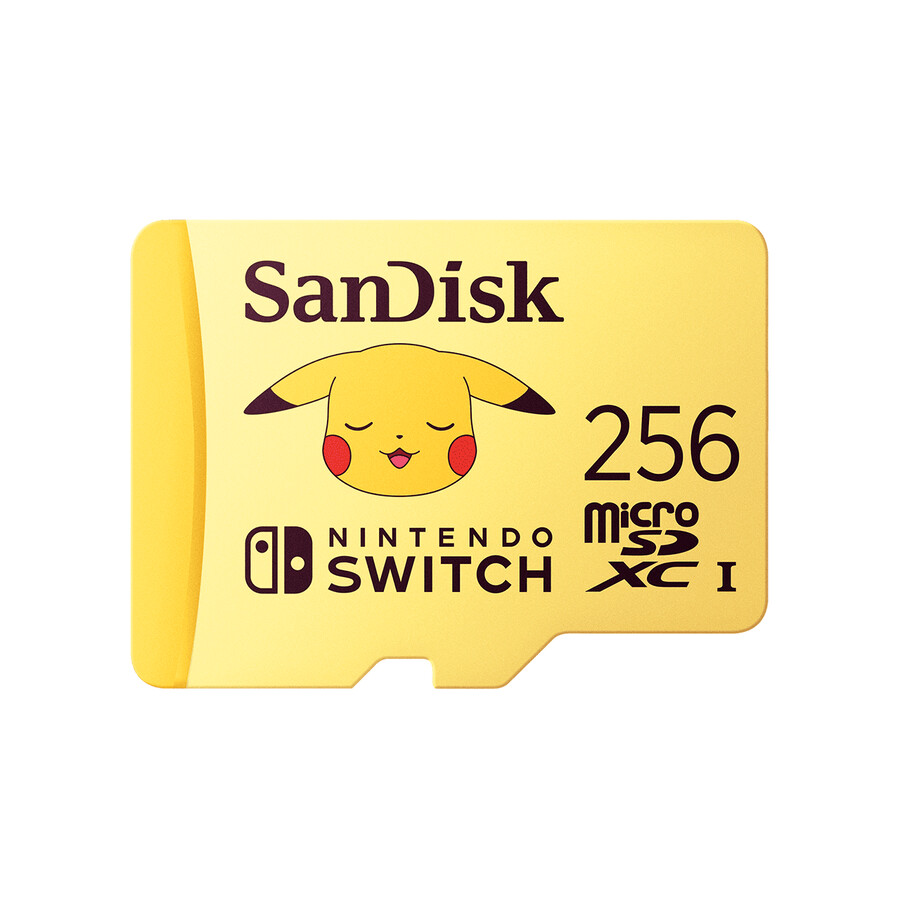 tarjeta microsd pokémon de 256 gb de sandisk sandisk