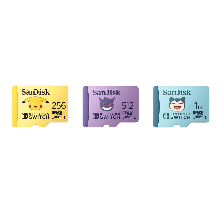 tarjeta microsd pokémon de 256 gb de sandisk sandisk