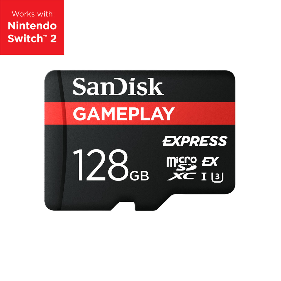 tarjeta microsd express sandisk gameplay de 128 gb sandisk