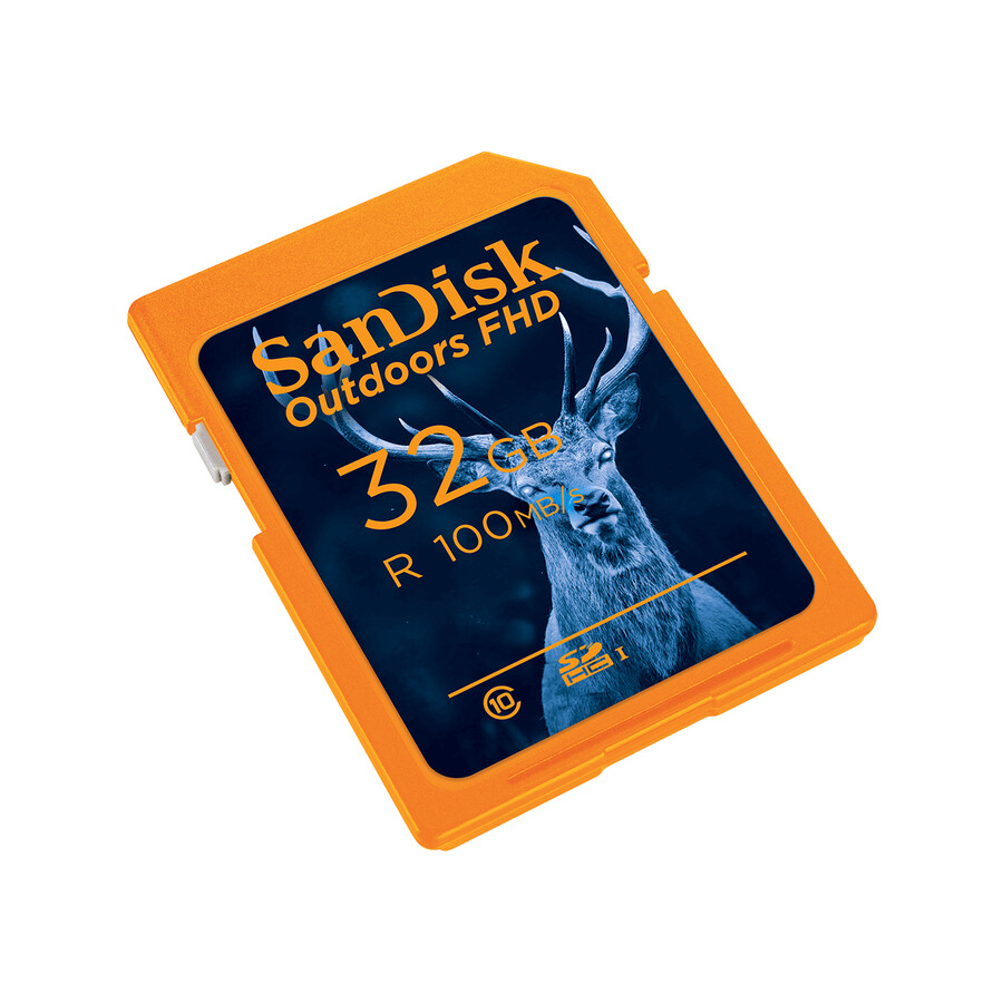 tarjeta sandisk outdoors fhd uhs-i de 128 gb color naranja sandisk