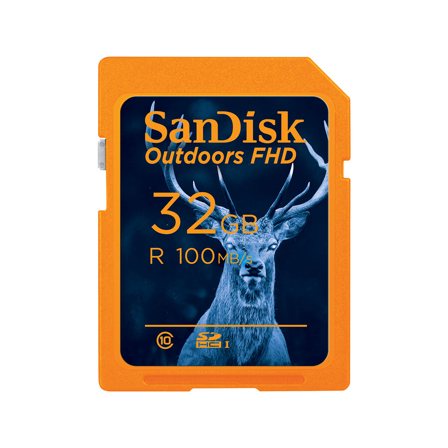 tarjeta sandisk outdoors fhd uhs-i de 256 gb color naranja sandisk