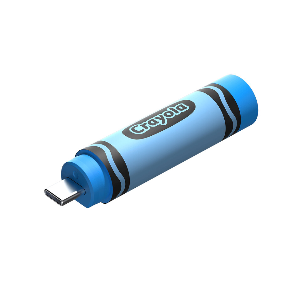 memoria usb-c sandisk crayola de 64 gb en violeta intenso sandisk