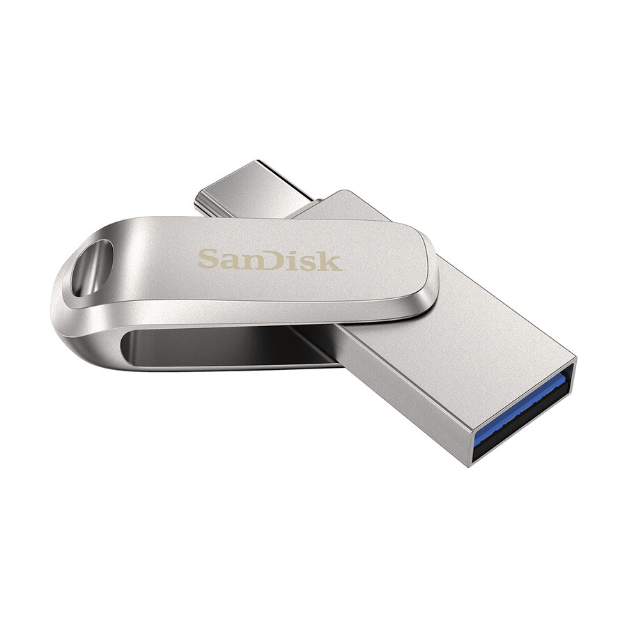 unidad flash usb tipo-c sandisk ultra dual drive luxe de 128 gb gold sandisk