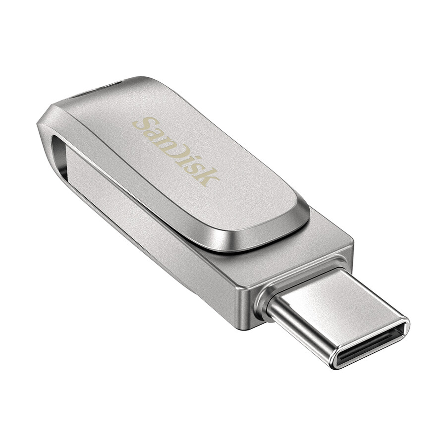 unidad flash usb tipo-c sandisk ultra dual drive luxe de 128 gb gold sandisk