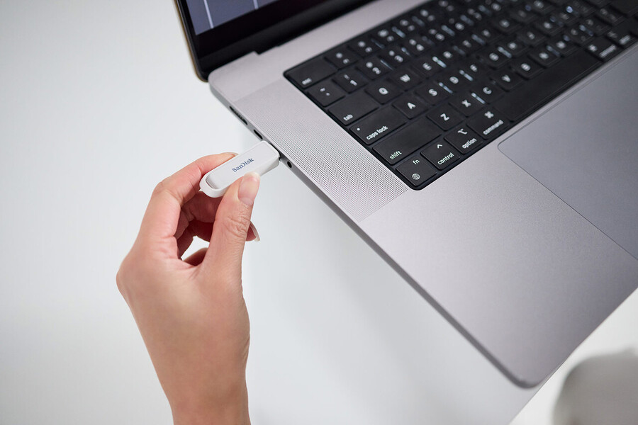 unidad de teléfono sandisk azul marítimo de 256 gb con usb-c sandisk